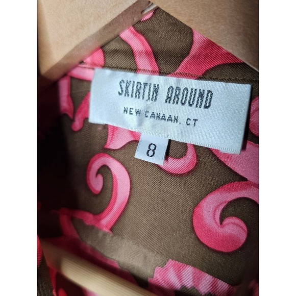 Skirtin Around Ornate Design Button Up Blouse Ladie size 8 - Picture 3 of 5